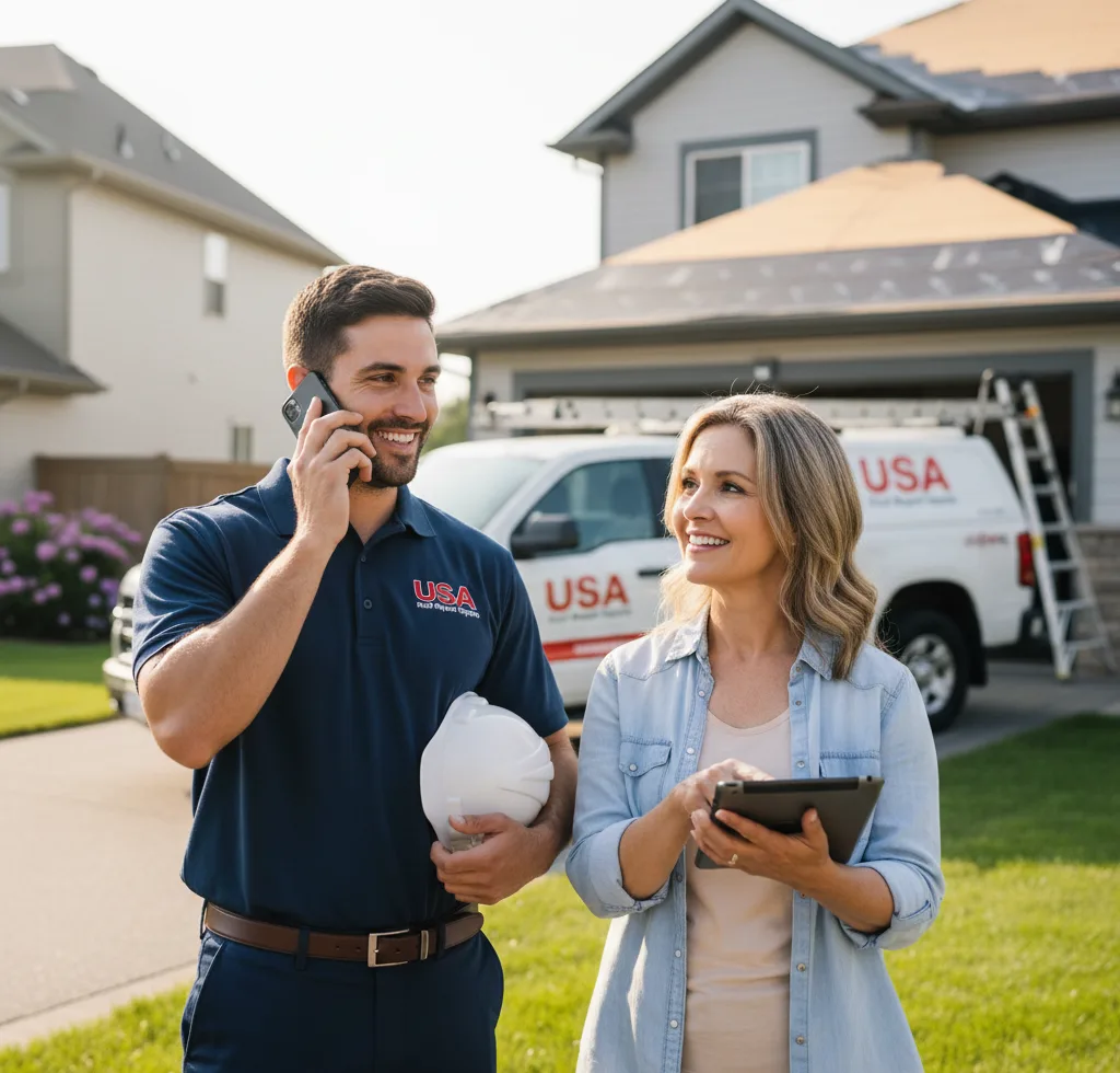 USA Roof Repair Experts customer support in Parkville